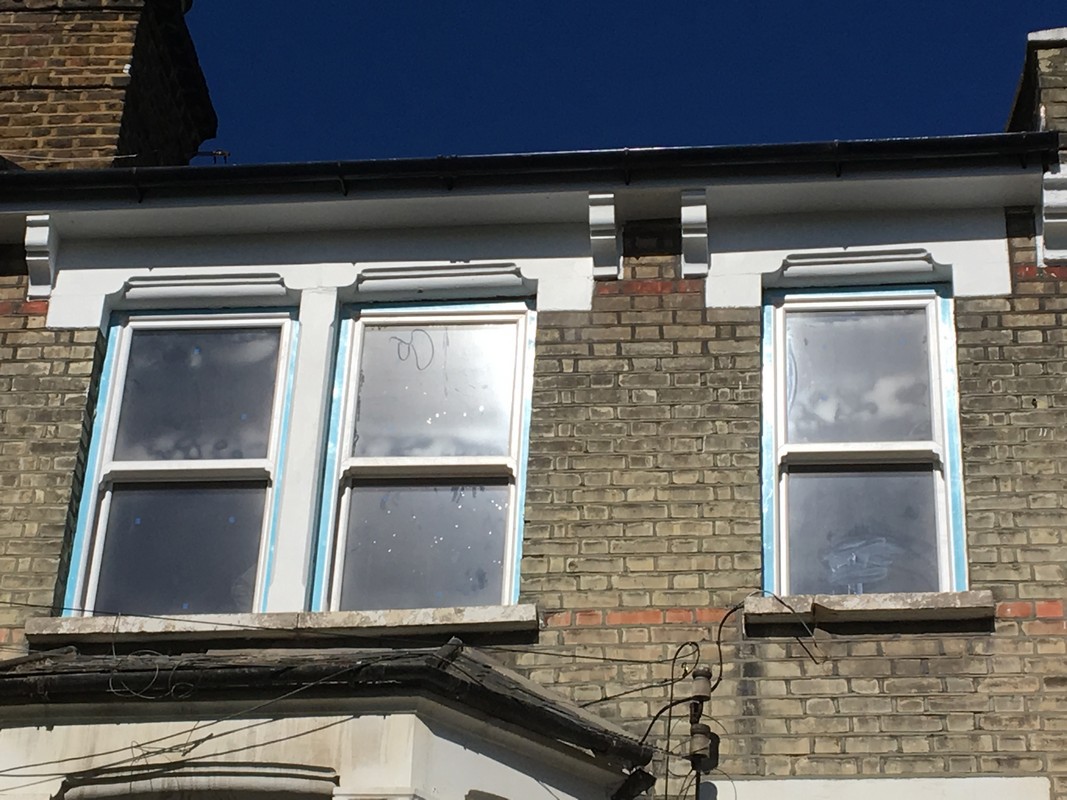 New uPVC sash windows fitted on Victorian terrace in Holloway